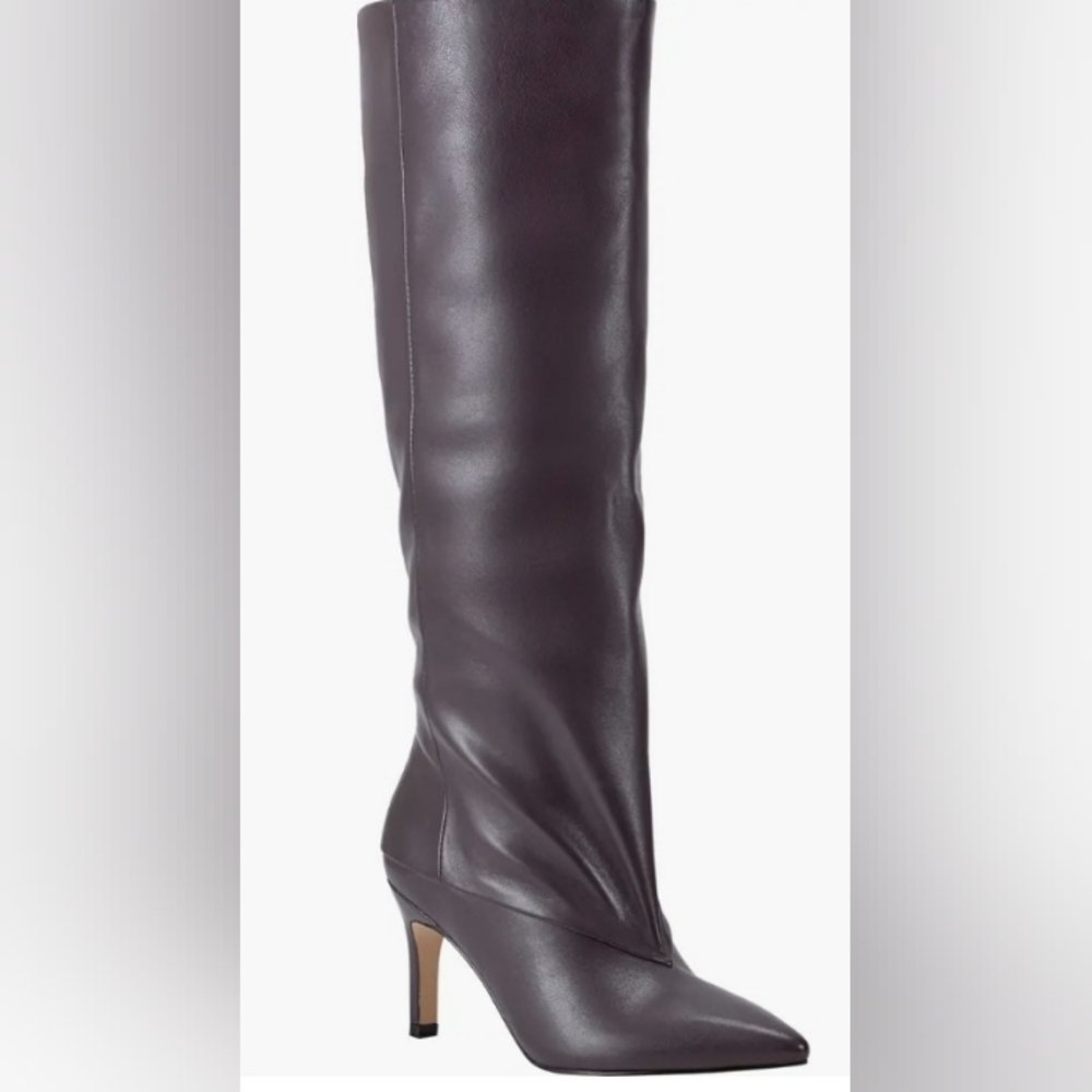 New Marc Fisher Gentle Women's Leather Heeled Boots SZ 10 - Picture 2 of 16